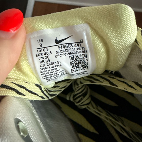 Nike Air Max 1 "Great Indoors Corduroy" Sneakers women’s sz: 9 - Picture 8 of 13